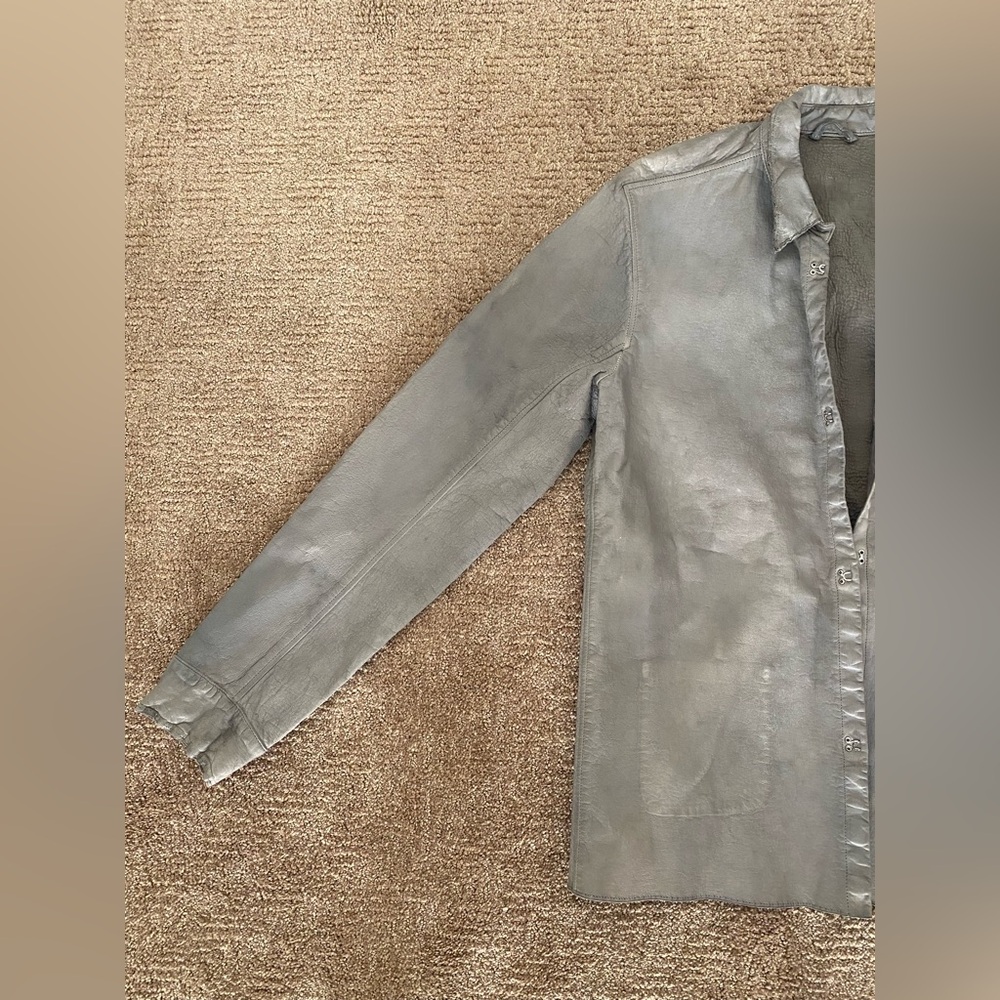 Made in Japan genuine leather shirt jacket - Picture 5 of 10
